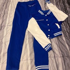 Blue and White 2 piece  Set